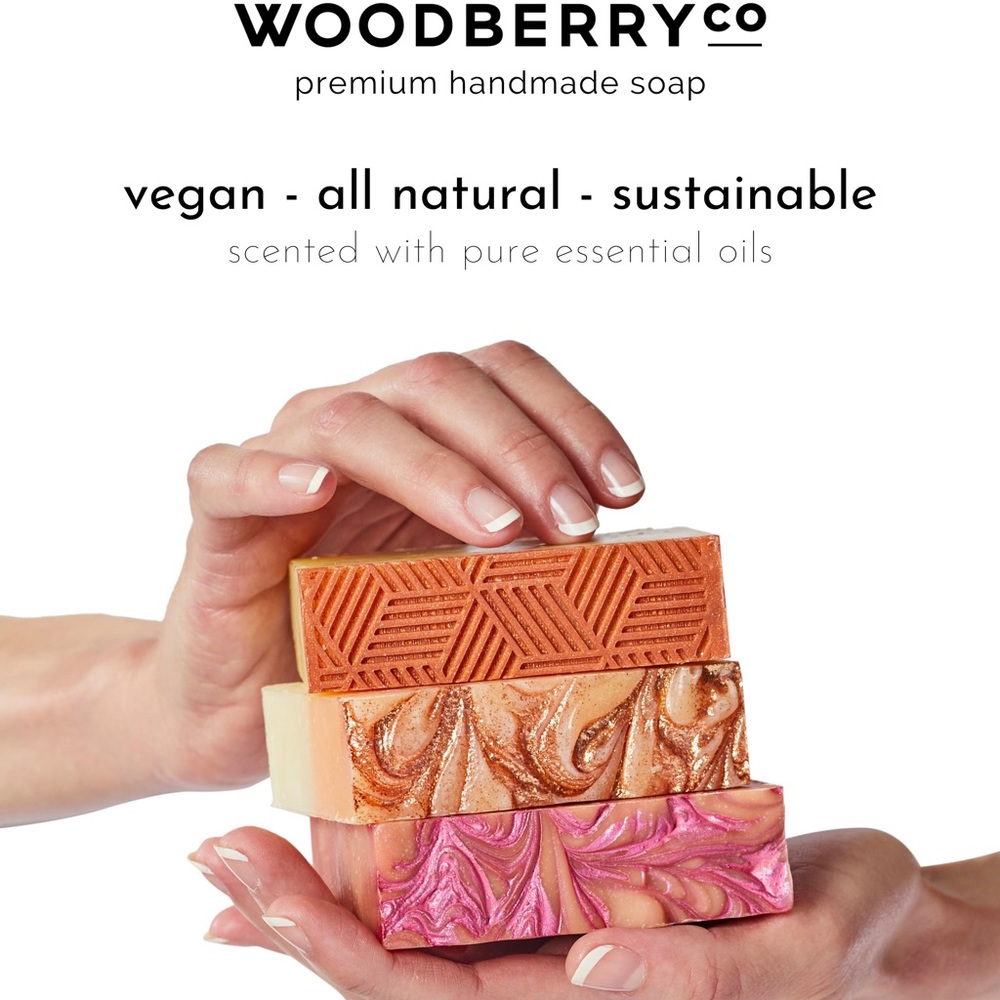 Woodberry co Premium handmade soap lavender eucalyptus